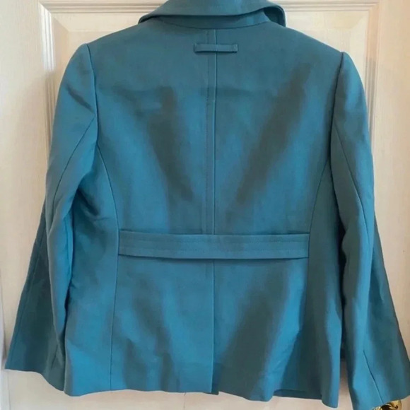 Carlisle Womens Blue Wool Pea Coat Jacket - Picture 5 of 6